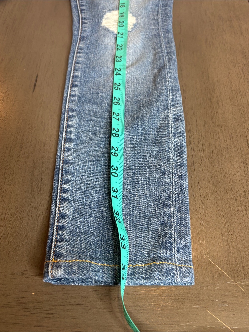 💙 7 For All Mankind High RIse Ankle Skinny Jeans Women’s 23 Distressed 💙 - Picture 12 of 14
